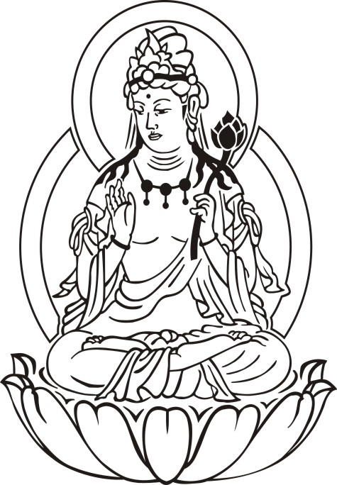 【观音】激光打标机观音矢量图模板16个下载地址